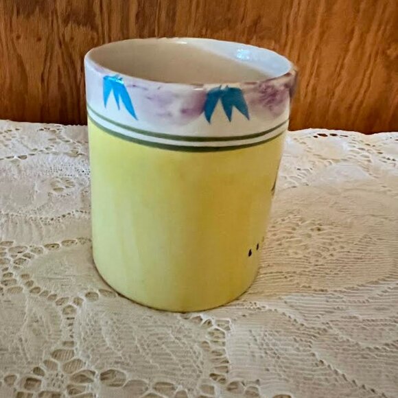 Vintage Hand-Painted World Bazars Ceramic EASTER CHICK Plate and Mug Set - Picture 6 of 8